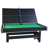 Engineered Wood Pool Table With Table Tennis Top - Omega Lifestyles