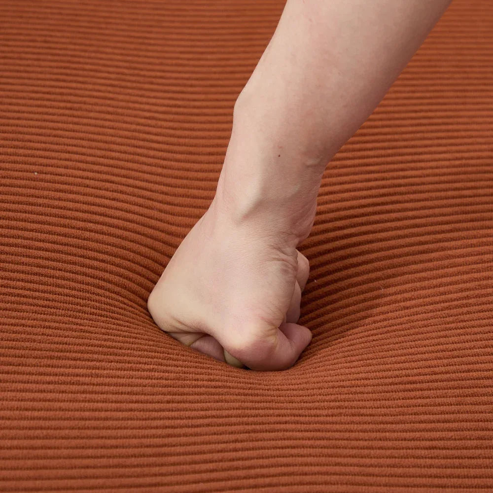 Corduroy Folding Sofa Bed With Foam Mattress And Pillows - Omega Lifestyles