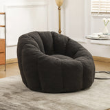 Plush High-Density Foam Teddy Fabric Bean Bag Chair - Omega Lifestyles