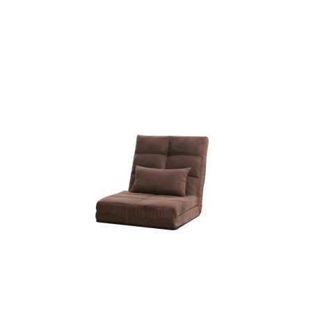 Adjustable Fold-Down Metal Frame Sofa Bed With Pillow - Omega Lifestyles