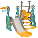 3-in-1 Toddler Swing Slide Set With Basketball Hoop - Omega Lifestyles