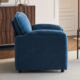 Oversized Chenille Lounge Chair With Thick Cushions - Omega Lifestyles