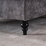 Chenille Oversized Foam Recliner Sofa With Removable Cushions - Omega Lifestyles