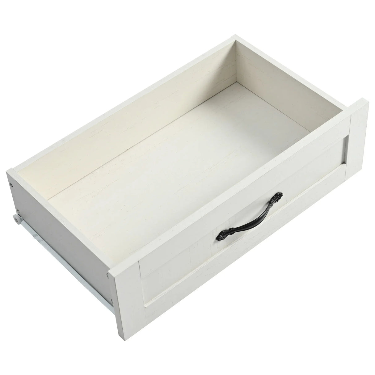 Farmhouse Style Rolling Kitchen Island With Power Outlet - Omega Lifestyles