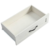 Farmhouse Style Rolling Kitchen Island With Power Outlet - Omega Lifestyles