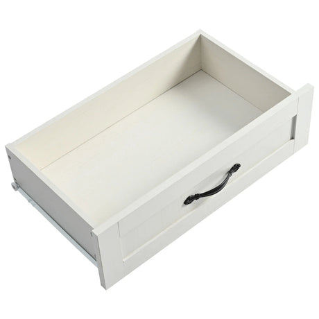 Farmhouse Style Rolling Kitchen Island With Power Outlet - Omega Lifestyles