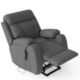 Power Lift Plush Snowflake Velvet Recliner Chair - Omega Lifestyles
