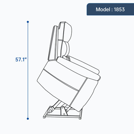Dual Motor Power Lift Recliner Chair With Massage Heat - Omega Lifestyles