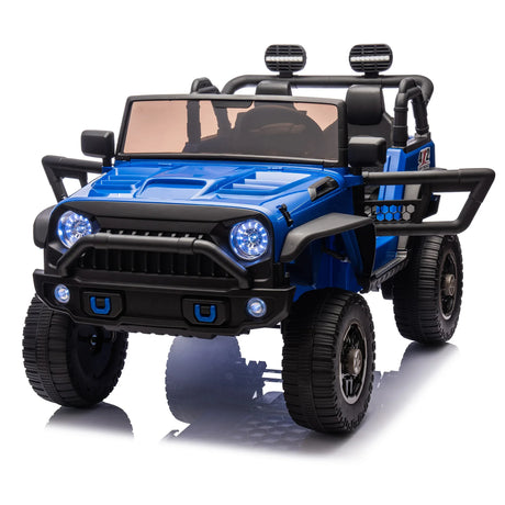 24V Two-Seater Bluetooth Remote Control Ride-On Truck - Omega Lifestyles