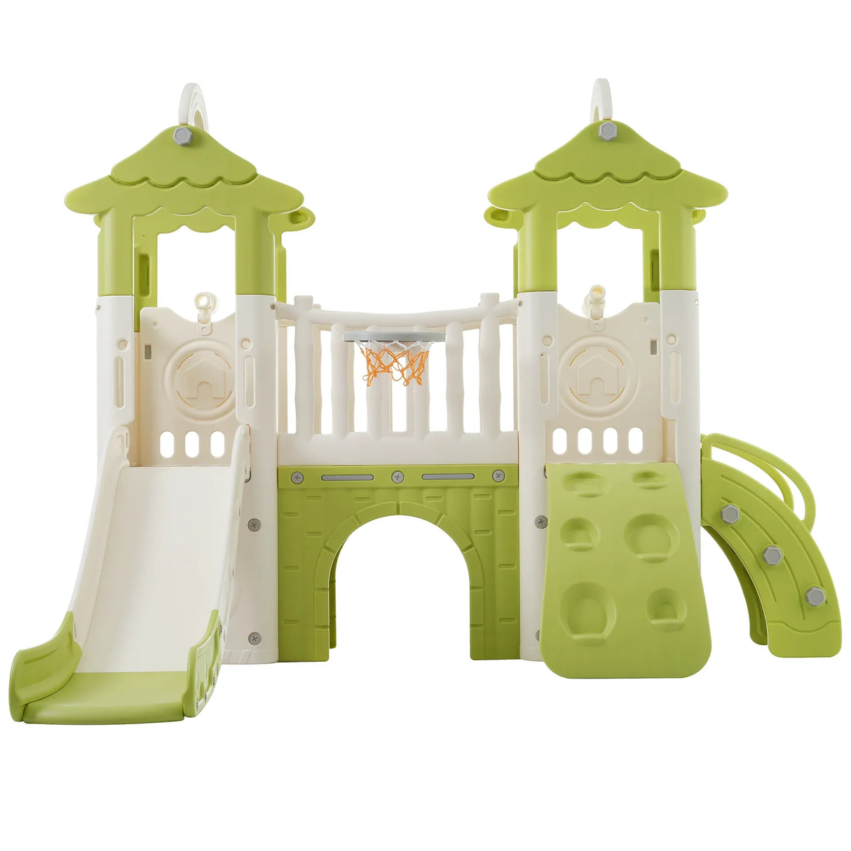 8-in-1 Toddler Freestanding Slide Climber Playset - Omega Lifestyles
