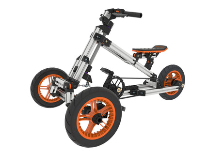 Buildable Kids Aluminum Go Kart Kit With Modular Design - Omega Lifestyles