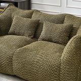 Dual Chenille Bean Bag Chair With High Resilience Foam Core - Omega Lifestyles