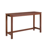 4-Piece Cherry Wood Bar Table Set With Power Outlets - Omega Lifestyles