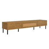 Boho Farmhouse Particle Board TV Stand Cabinet - Sleep Galleria