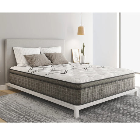 Medium 12-Inch Cooling Copper Hybrid Euro-Top King Mattress - Omega Lifestyles