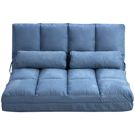 Adjustable Floor Sofa Chair With 2 Pillows and Headrest - Omega Lifestyles
