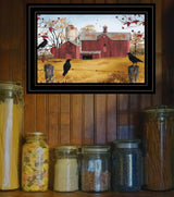 Framed Autumn Gold Multicolor Wall Art Print - Omega Lifestyles