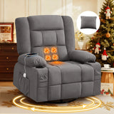 3D Kneading Heated Recliner Massage Chair With USB Port - Omega Lifestyles