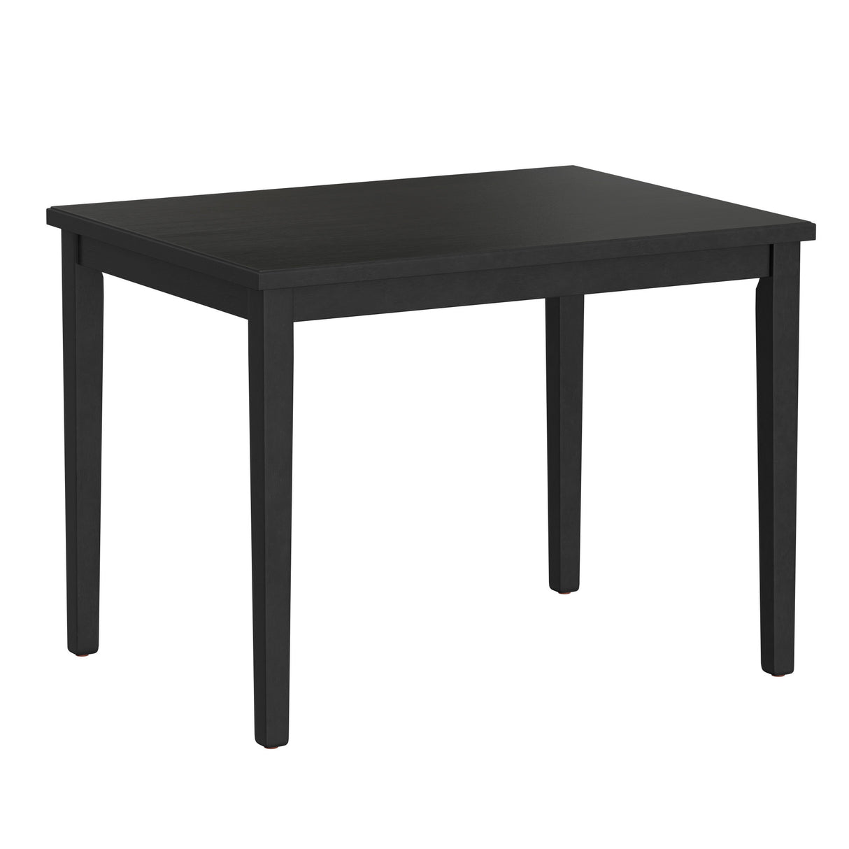 Engineered Wood Contemporary Black Gathering Height Table