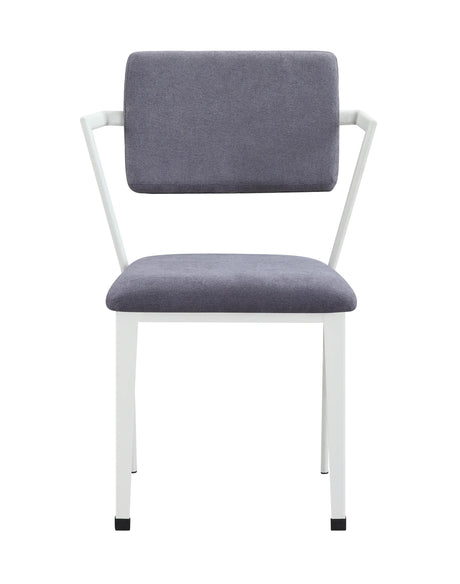 Industrial Gray Fabric Metal Frame Office Chair - Omega Lifestyles