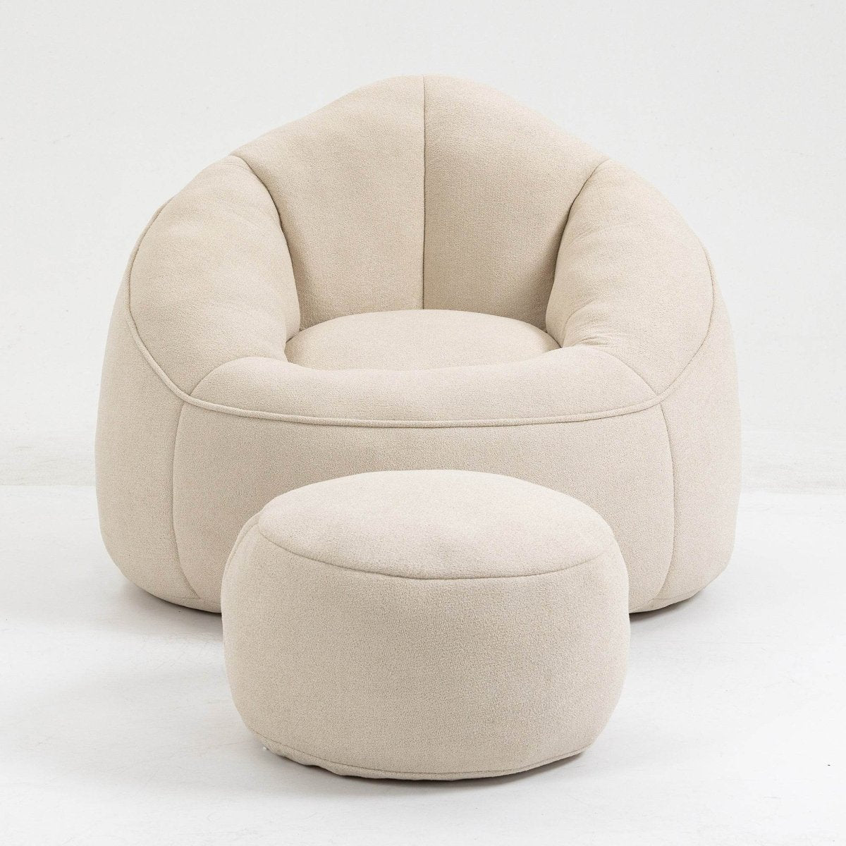 Microfiber Foam Filled Bedding Bean Bag Chair - Sleep Galleria