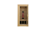 Single Mini Hemlock Wood Low EMF Far Infrared Sauna - Omega Lifestyles