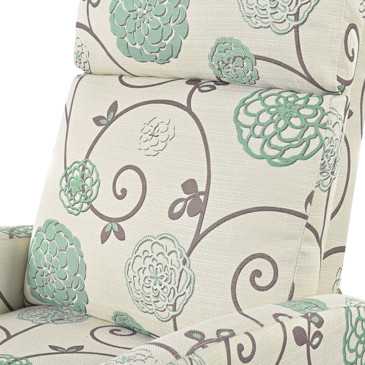 Manual Recliner Chair With Adjustable Backrest And Plush Upholstery - Omega Lifestyles