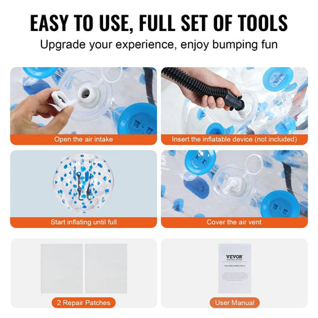 Inflatable 4-Foot PVC Body Sumo Bumper Ball - Omega Lifestyles