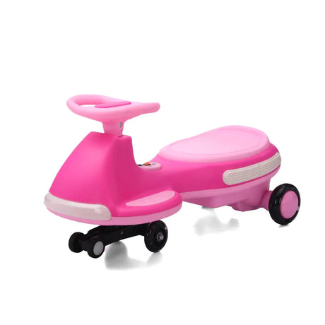 12V Electric Kids Wiggle Car With Bluetooth Lights - Omega Lifestyles