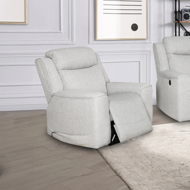 Contemporary Upholstered Adjustable Recliner Chair With Plush Cushioning - Omega Lifestyles