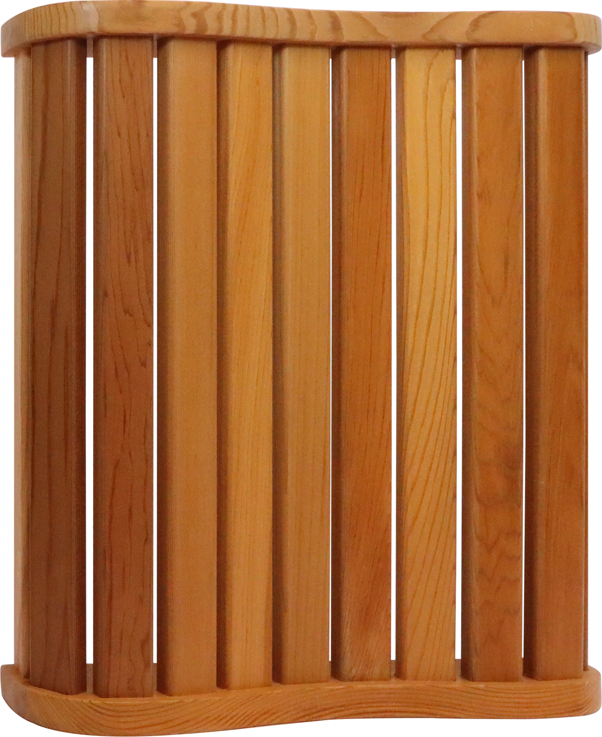 Ergonomic S-Shaped Solid Wood Sauna Backrest - Omega Lifestyles