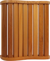 Ergonomic S-Shaped Solid Wood Sauna Backrest - Omega Lifestyles