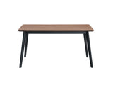 Rectangular Walnut Synthetic Wood Dining Table - Omega Lifestyles