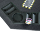 Classic 48-Inch Folding Octagon Poker Tabletop - Omega Lifestyles