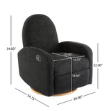 Contemporary 360-Degree Swivel Glider Recliner Chair - Omega Lifestyles