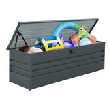 Extra Large 260-Gallon Metal Outdoor Deck Box