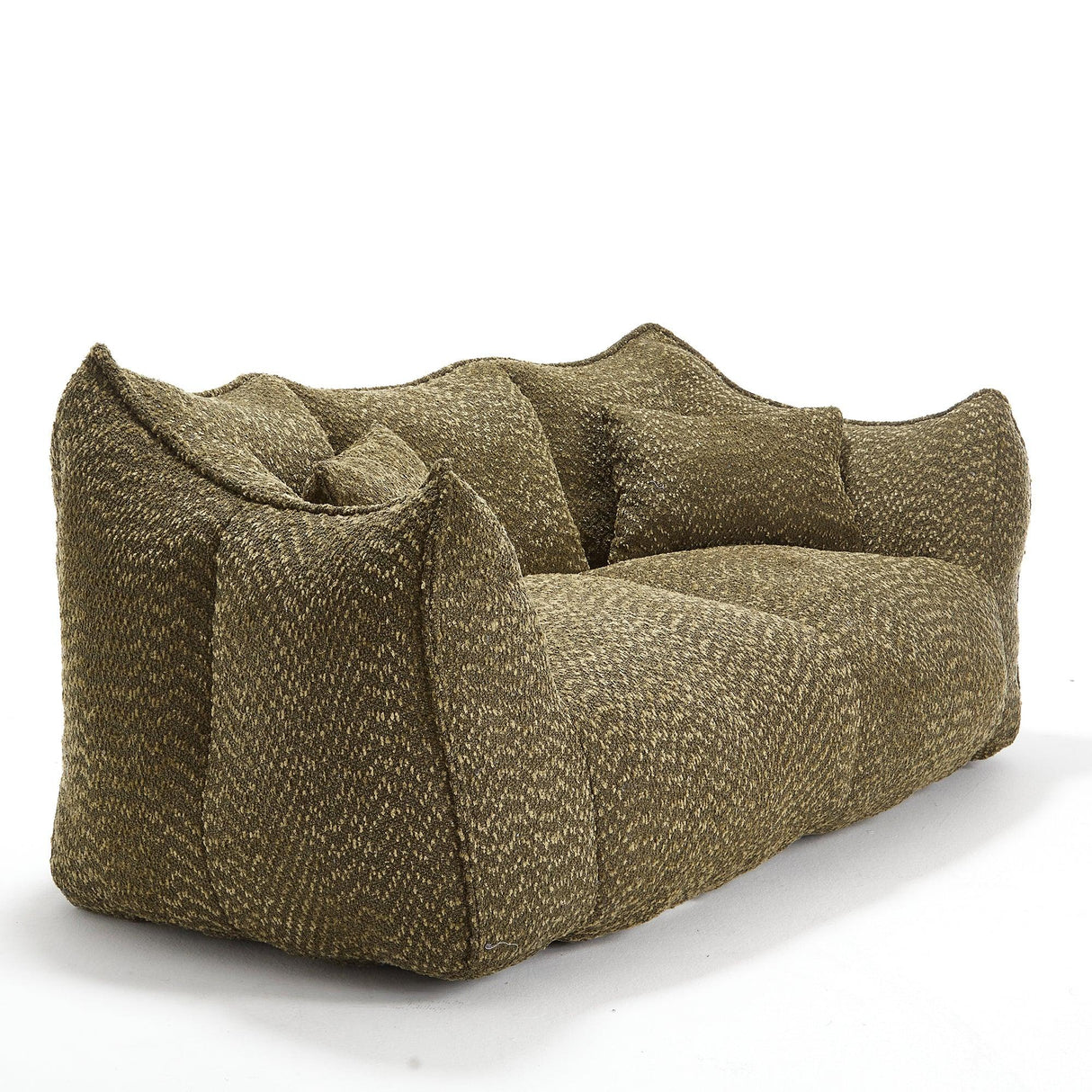 Dual Chenille Bean Bag Chair With High Resilience Foam Core - Omega Lifestyles