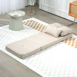 Convertible Folding Linen Floor Sofa Bed With Adjustable Backrest - Omega Lifestyles