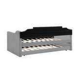 Twin Upholstered Solid Wood Daybed With Trundle - Omega Lifestyles