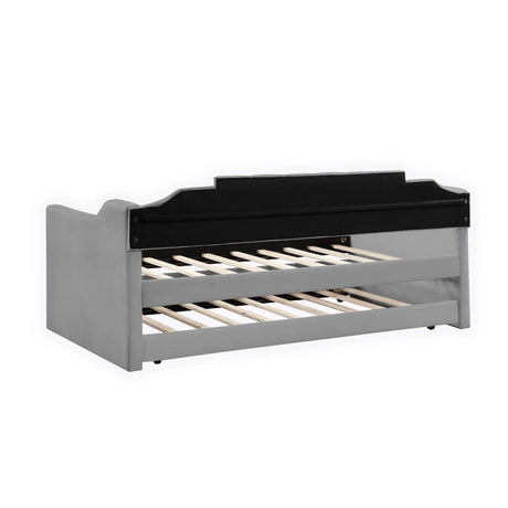 Twin Upholstered Solid Wood Daybed With Trundle - Omega Lifestyles