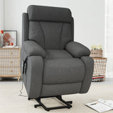 Power Lift Plush Snowflake Velvet Recliner Chair - Omega Lifestyles
