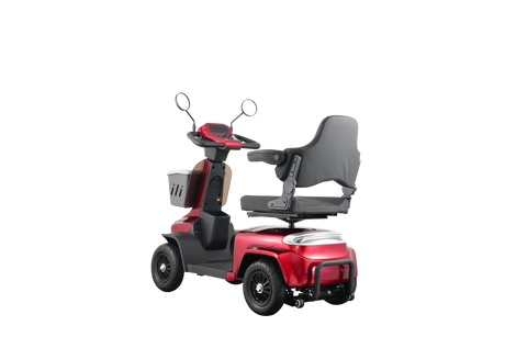 Heavy Duty 4 Wheel Mobility Scooter With Magnetic Brake - Omega Lifestyles
