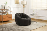 Plush High-Density Foam Teddy Fabric Bean Bag Chair - Omega Lifestyles