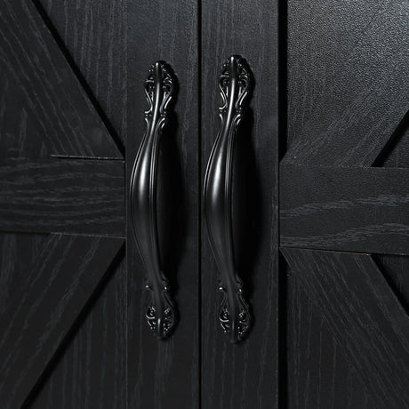 Farmhouse Kitchen Island Cart With Power Outlet - Omega Lifestyles