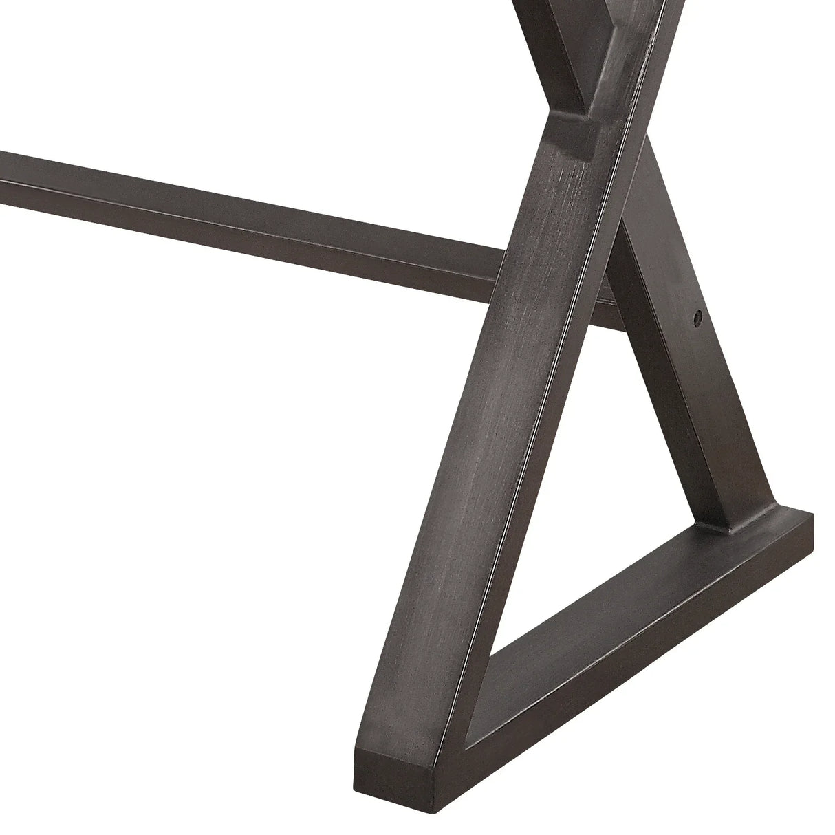 Gold Aluminum Rectangular Writing Desk With Storage Drawer - Omega Lifestyles