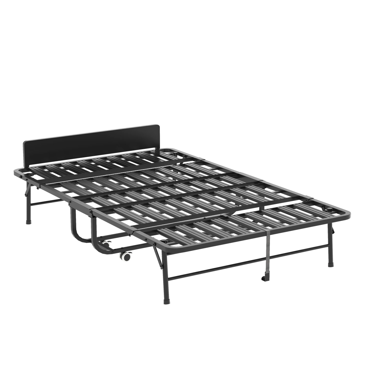 Twin Medium 5-Inch Memory Foam Folding Bed Frame - Omega Lifestyles