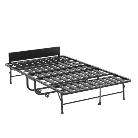 Twin Medium 5-Inch Memory Foam Folding Bed Frame - Omega Lifestyles