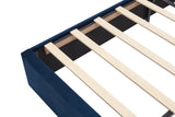 Queen Modern Velvet Upholstered Platform Bed Frame - Omega Lifestyles