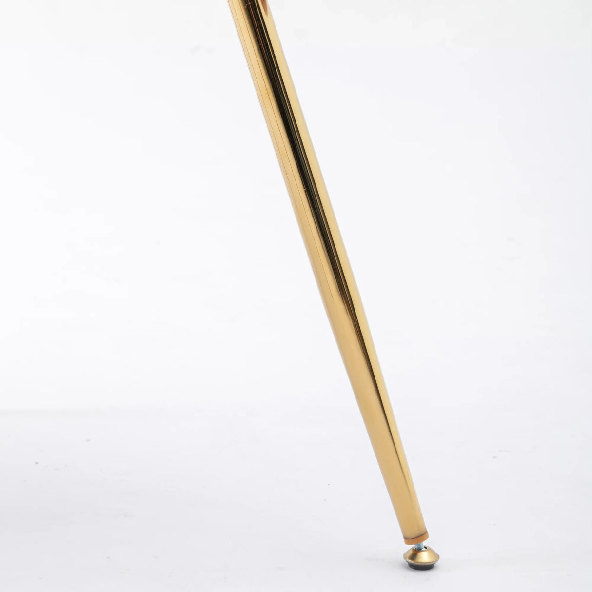 Pink Velvet Gold-Plated Metal Accent Chair - Omega Lifestyles