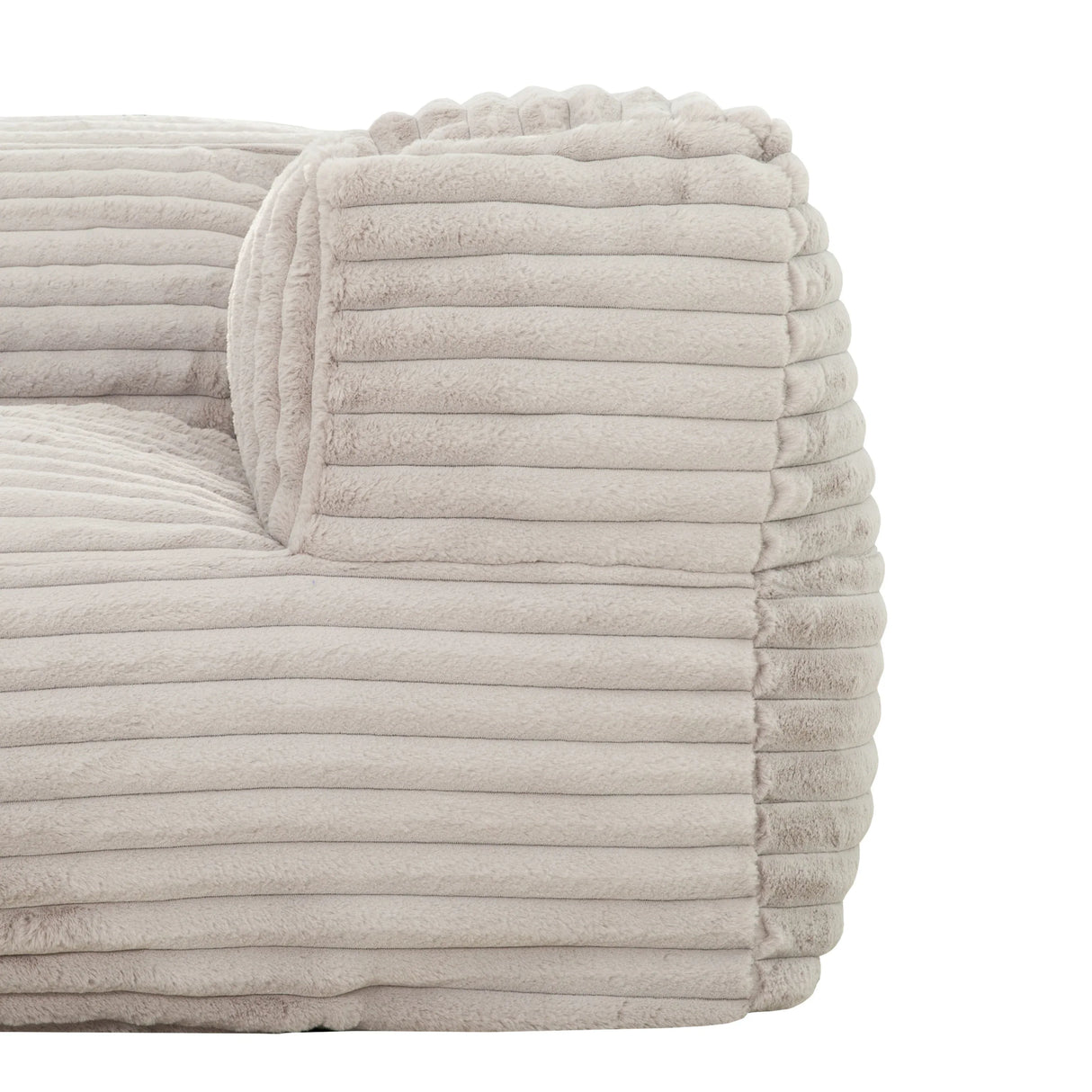 Contemporary Soft Memory Foam Bean Bag Sofa 71 Inch - Omega Lifestyles